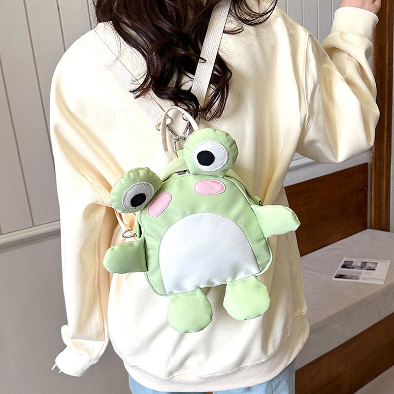 Cute Cartoon Frog Backpack