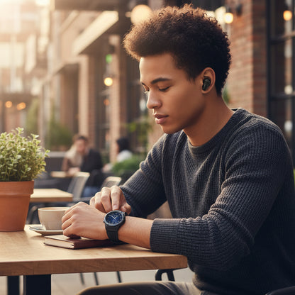 High tech Smart Earphone Watch