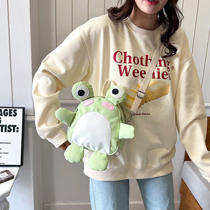 Cute Cartoon Frog Backpack
