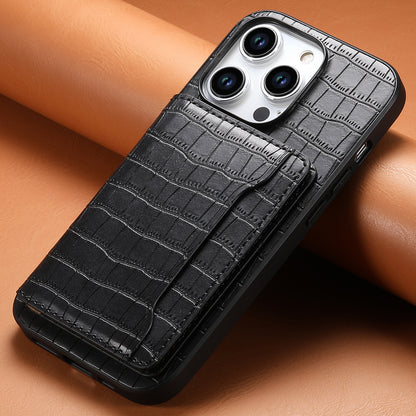Card Pattern Leather Phone Case