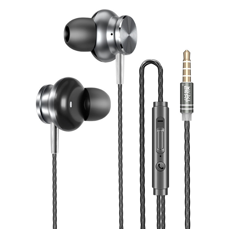 Black In-ear headphones