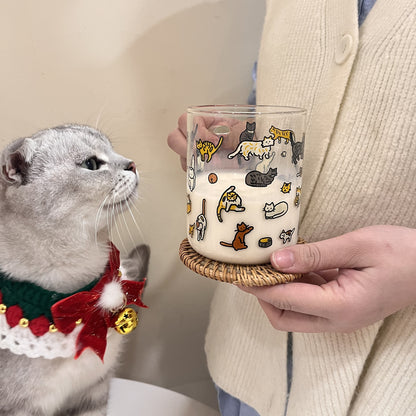 Creative Illustration Cute Pet Glass