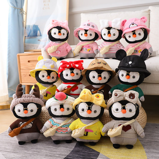 Cute Penguin Plush Cross-Dress Penguin Doll
