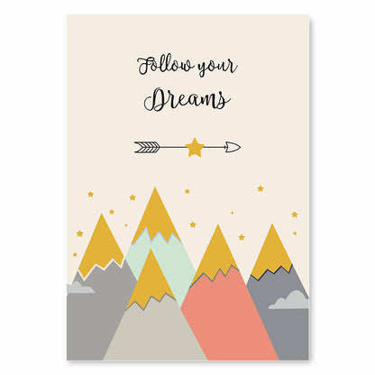 Children's room decoration painting core