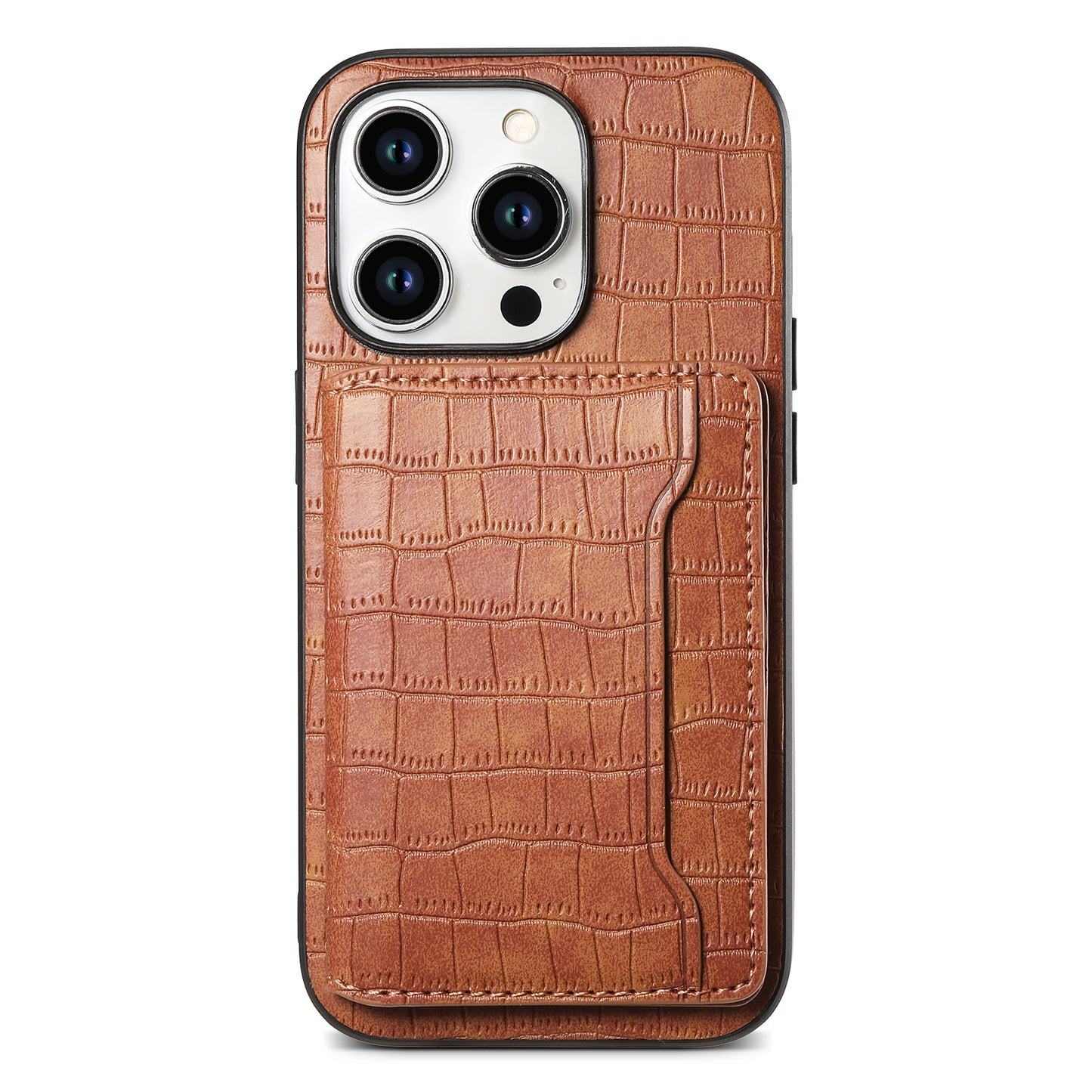Card Pattern Leather Phone Case