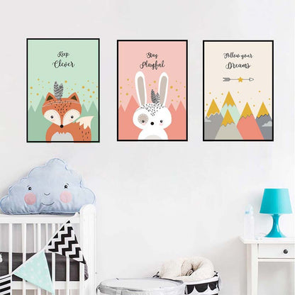 Children's room decoration painting core