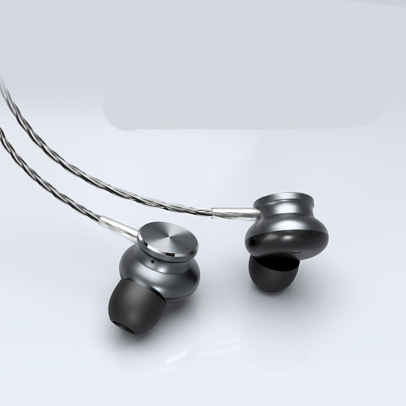 Black In-ear headphones