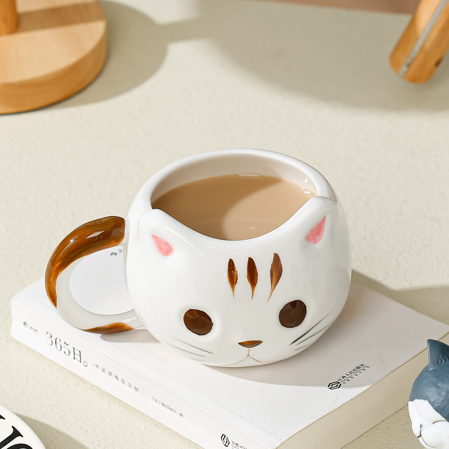 Cute Hand-painted Cat Mug