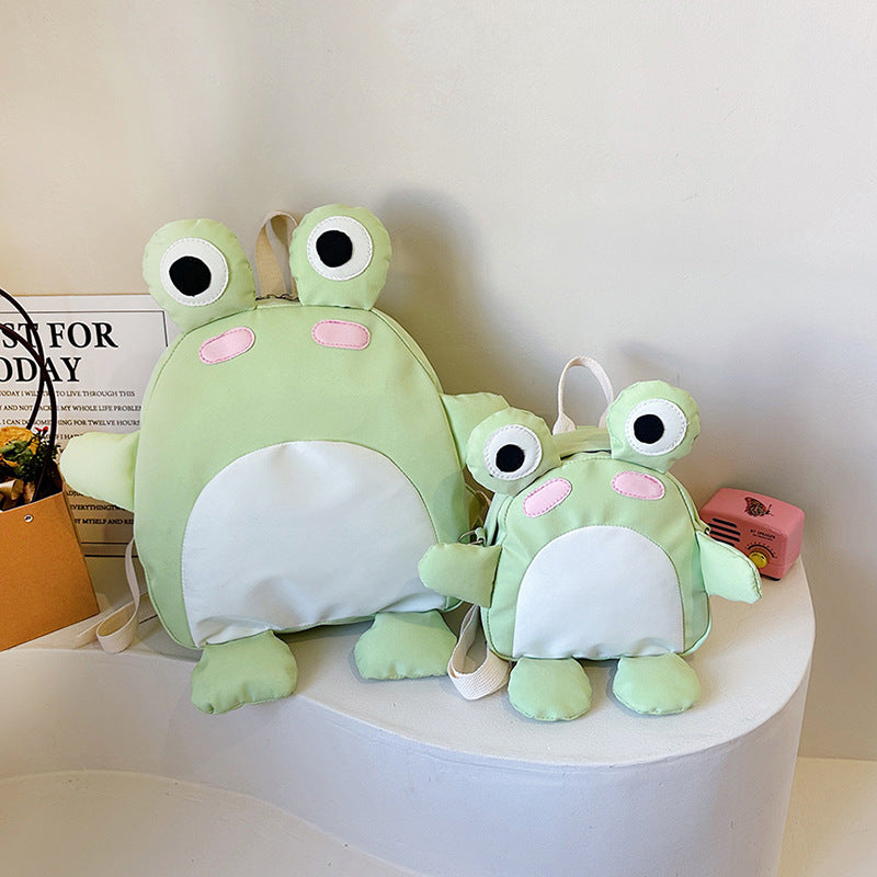Cute Cartoon Frog Backpack