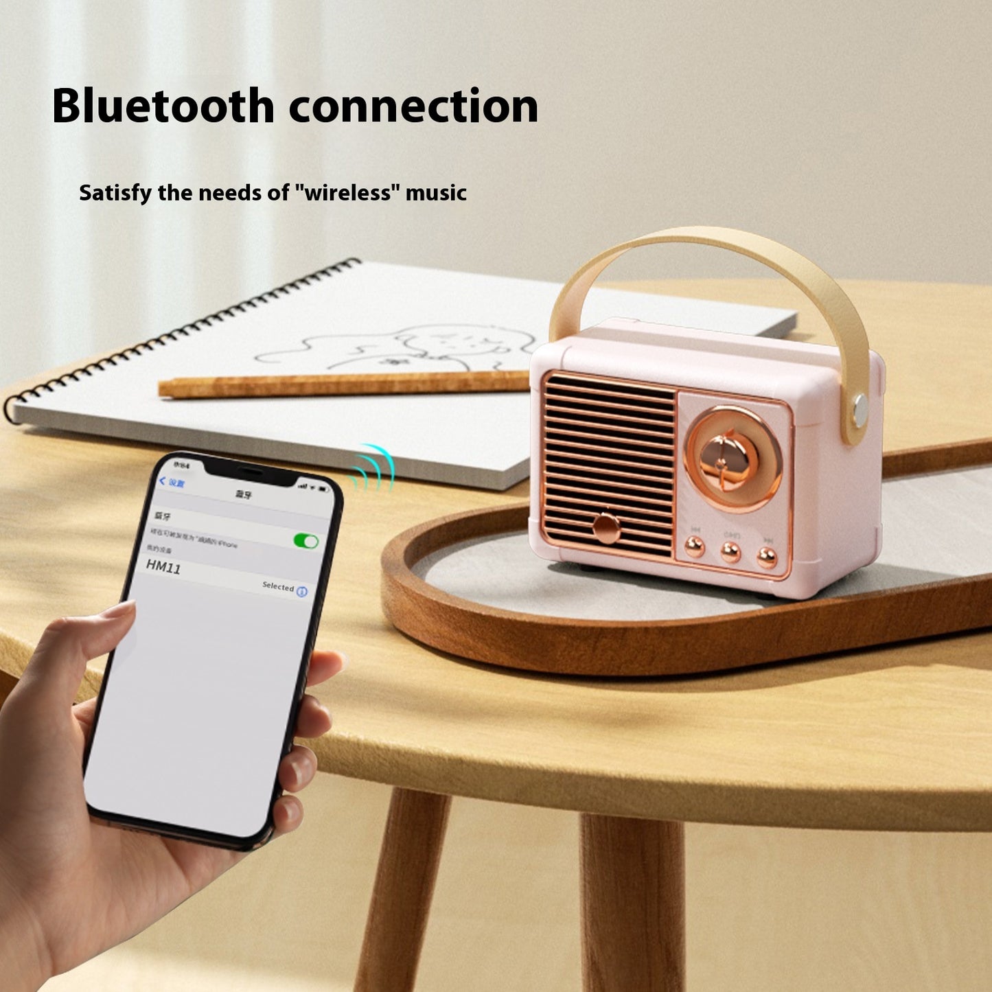 Retro Mini Portable Wireless Speakers