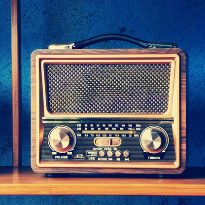 Retro Bluetooth Radio Speakers