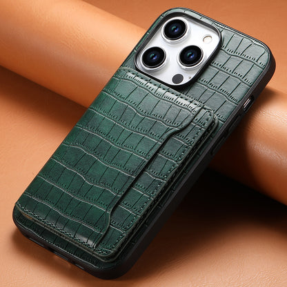 Card Pattern Leather Phone Case