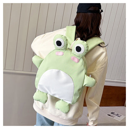 Cute Cartoon Frog Backpack