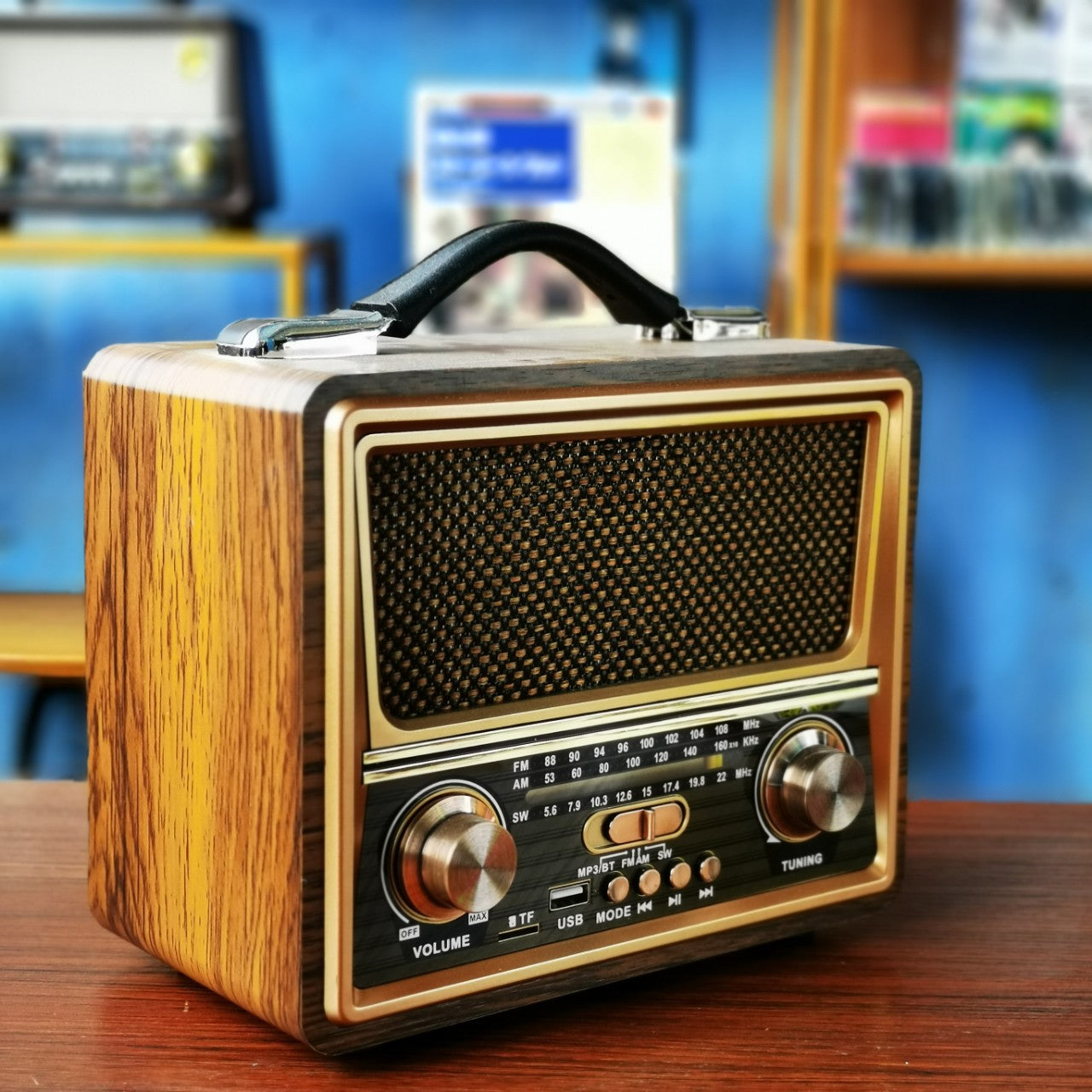 Retro Bluetooth Radio Speakers