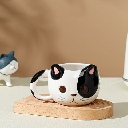 Cute Hand-painted Cat Mug