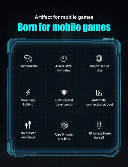 360 Stereo TWS Gaming Heaphones