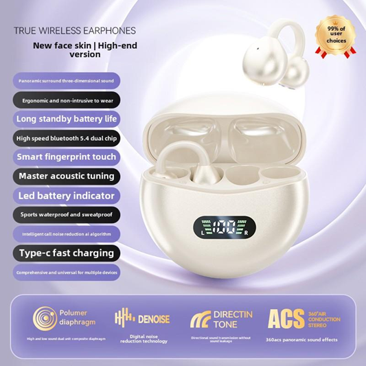 Sound Ear Clip Wireless Bluetooth Headphones